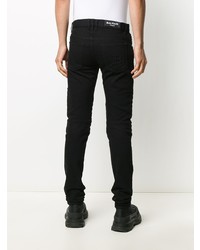 schwarze enge Jeans von Balmain