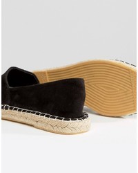 schwarze Espadrilles von London Rebel