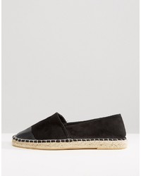 schwarze Espadrilles von London Rebel