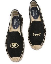 schwarze Espadrilles von Soludos