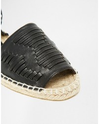 schwarze Espadrilles von Asos