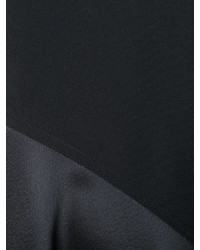 schwarze Bluse mit Falten von P.A.R.O.S.H.
