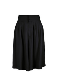 schwarze Shorts mit Falten von Lilly Sarti