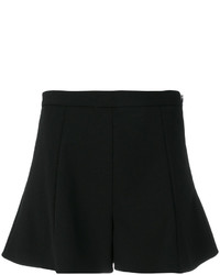 schwarze Shorts mit Falten von RED Valentino