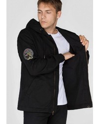 schwarze Feldjacke von Alpha Industries