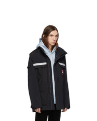 schwarze Feldjacke von Canada Goose