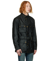 schwarze Feldjacke von Belstaff