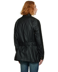 schwarze Feldjacke von Belstaff