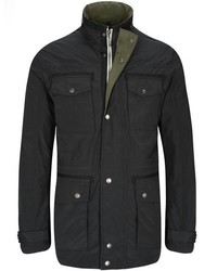 schwarze Feldjacke von COMMANDER