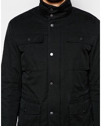 schwarze Feldjacke von Ben Sherman