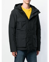 schwarze Feldjacke von Woolrich