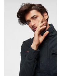 schwarze Feldjacke von Superdry