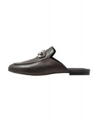 schwarze flache Sandalen von Jeffrey Campbell