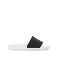 schwarze flache Sandalen von Rick Owens DRKSHDW