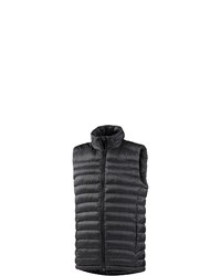 schwarze Fleece-ärmellose Jacke von Scheck