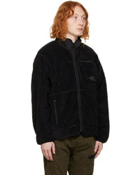 schwarze Fleece-Bomberjacke von The North Face