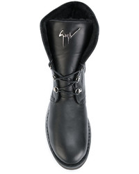 schwarze formelle Stiefel von Giuseppe Zanotti Design