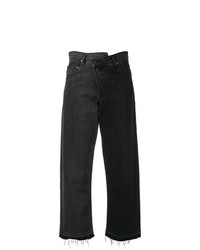 schwarze Jeans mit Fransen von Monse
