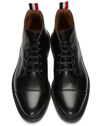 schwarze Freizeitstiefel von Thom Browne