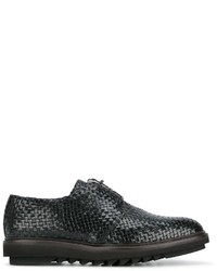 schwarze geflochtene Schuhe von Dolce & Gabbana