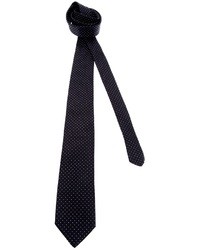 schwarze gepunktete Krawatte