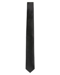 schwarze gepunktete Krawatte von akzente