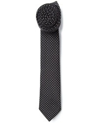 schwarze gepunktete Krawatte von Jil Sander