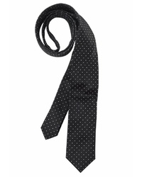 schwarze gepunktete Krawatte von Olymp