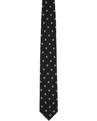 schwarze gepunktete Krawatte von Tom Ford