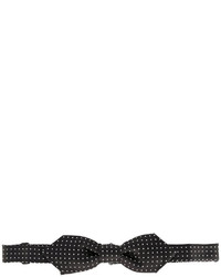 schwarze gepunktete Seidefliege von Dolce & Gabbana