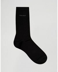 schwarze gepunktete Socken von Hugo Boss