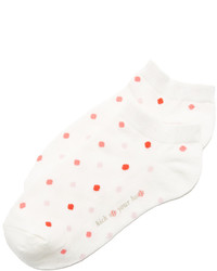 schwarze gepunktete Socken von Kate Spade