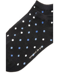 schwarze gepunktete Socken von Kate Spade