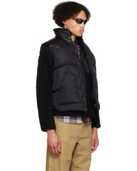 schwarze gesteppte ärmellose Jacke von Rocky Mountain Featherbed