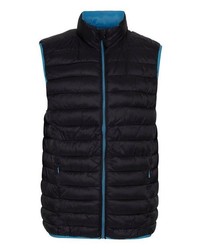 schwarze gesteppte ärmellose Jacke von BLEND