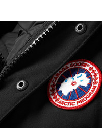 schwarze gesteppte ärmellose Jacke von Canada Goose