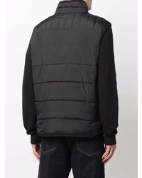 schwarze gesteppte ärmellose Jacke von Calvin Klein Jeans