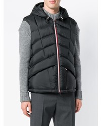 schwarze gesteppte ärmellose Jacke von MONCLER GRENOBLE