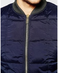 schwarze gesteppte Bomberjacke von Scotch & Soda