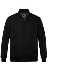 schwarze gesteppte Bomberjacke von STHUGE