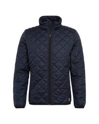 schwarze gesteppte Bomberjacke von Tom Tailor Denim