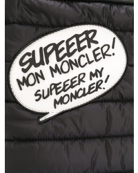 schwarze gesteppte Clutch von Moncler