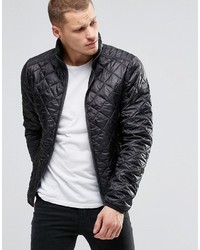 schwarze gesteppte Jacke von Blend of America