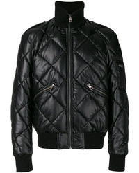 schwarze gesteppte Jacke von Just Cavalli