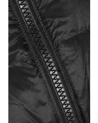 schwarze gesteppte Jacke von Sacai