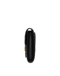 schwarze gesteppte Leder Clutch von Gucci