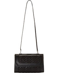 schwarze gesteppte Leder Clutch von Mackage