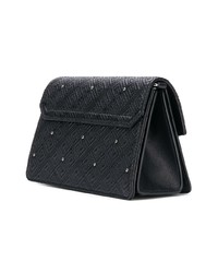 schwarze gesteppte Leder Umhängetasche von Givenchy