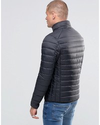 schwarze gesteppte leichte Jacke von Blend of America