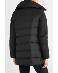 schwarze gesteppte leichte Jacke von Moncler